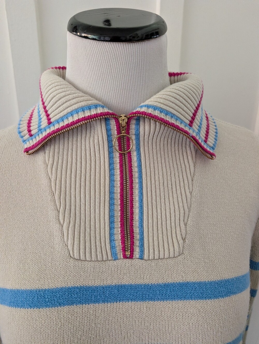 JCrew Factory Half Zip Sweater - Picture 4 of 12